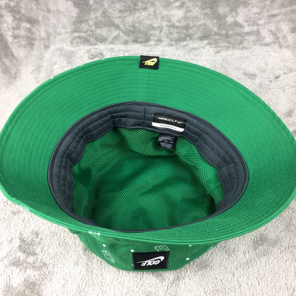 Nike Golf Praying Hands Green Masters Bucket Hat Mens Medium Large Clapping - Picture 8 of 12